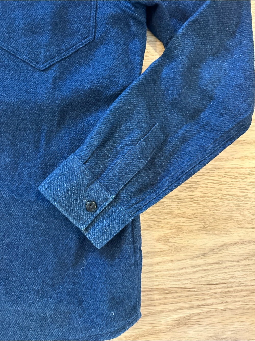Faherty blue twill cotton Casual Button-Down Shirt - Picture 3 of 10